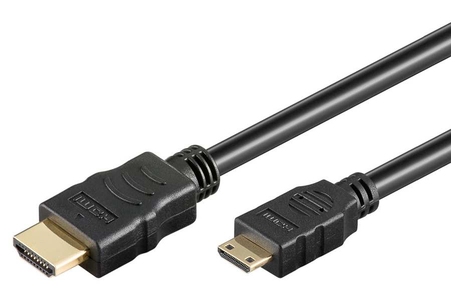 GOOBAY καλώδιο HDMI σε HDMI Mini 31933 με Ethernet, 4K/30Hz, 3m, μαύρο