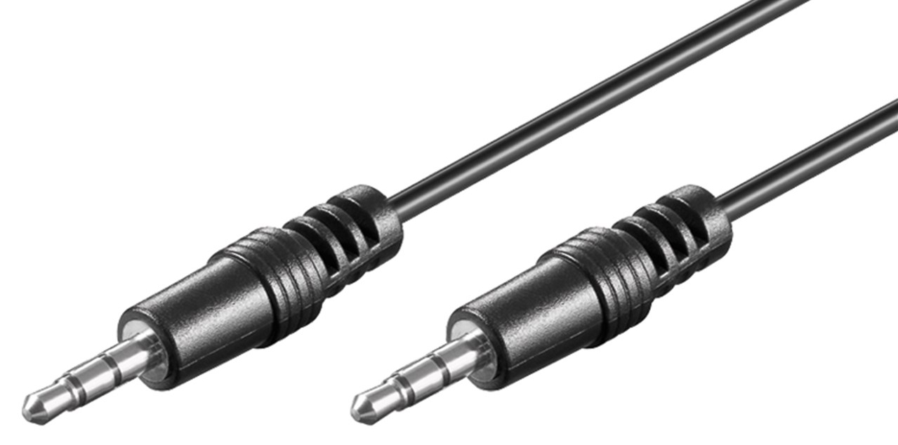 GOOBAY καλώδιο ήχου 3.5mm 51661, 3 pin stereo, copper, 10m, μαύρο