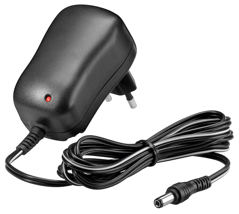 GOOBAY επιτοίχιος φορτιστής 54780, 12V, 12W-1A, DC 5.5 x 2.5mm