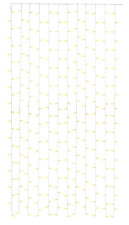 GOOBAY LED λαμπάκια κουρτίνα 57942, 3000K, 6.1m, IP44, 31V, 300 LED