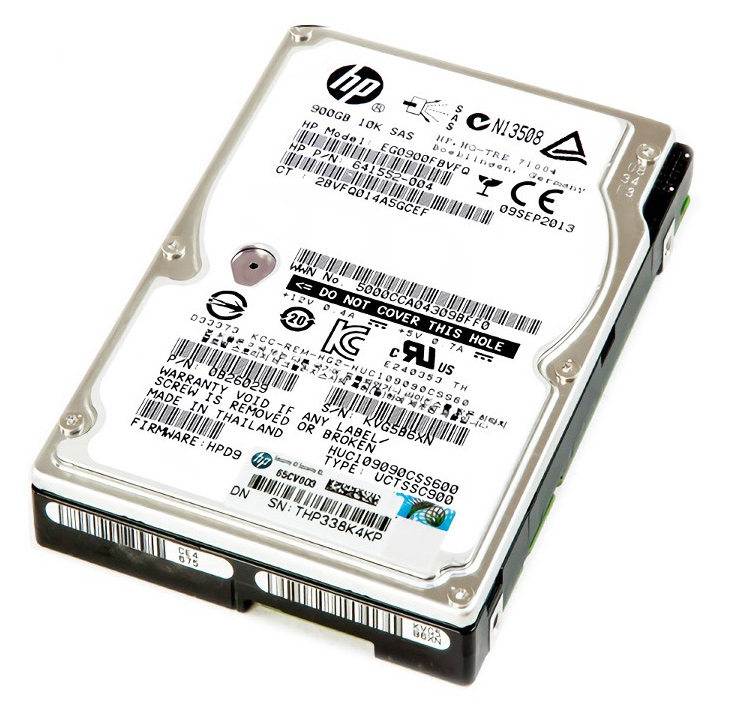 HP used SAS HDD 652589-Β21, 900GB, 6G, 10K, 2.5″