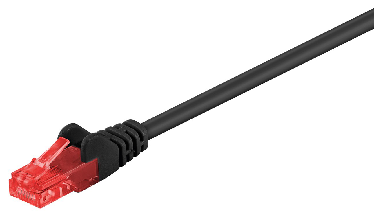 GΟOBAY καλώδιο δικτύου 68686, CAT 6 U/UTP, CCA, PVC, 7,5m, μαύρο