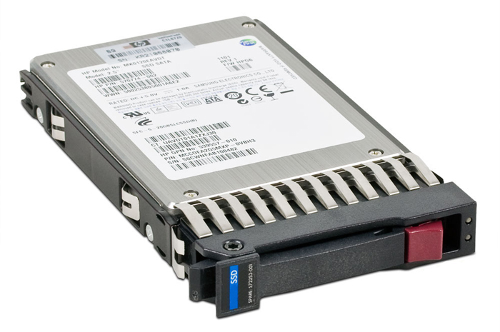 HP used SATA SSD 691864-B21, 200GΒ, 6Gb/s, 2.5″, με Tray
