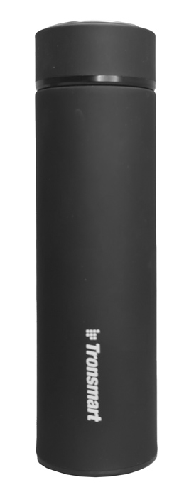 TRONSMART θερμός 862538, ανοξείδωτος, Φ6.5×22.5cm, μαύρος