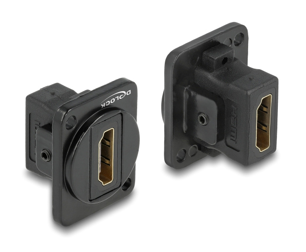 DELOCK module HDMI 87810 για D-Type υποδοχές, μαύρο