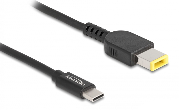 DELOCK καλώδιο τροφοδοσίας 87970, USB-C σε Lenovo 11×4.5mm, 1.5m, μαύρο