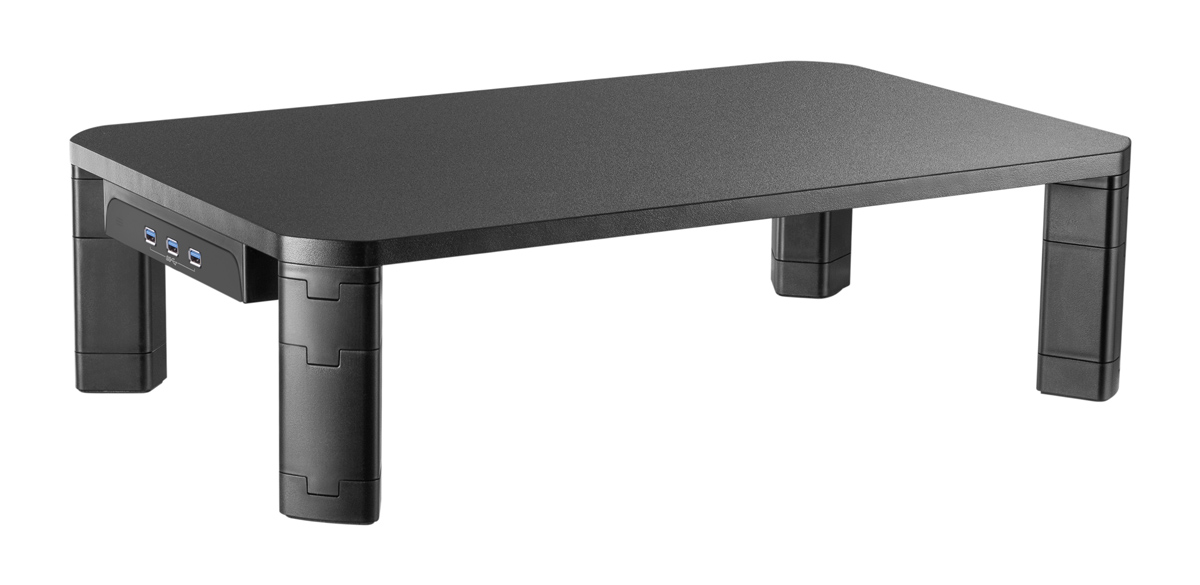 BRATECK επιτραπέζια βάση AMS-7 για οθόνη 17-32″, 3x USB 3.0, 20kg