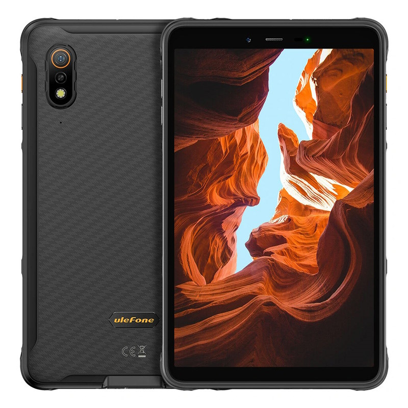 ULEFONE tablet Armor Pad, 8″, 4/64GB, 7650mAh, IP68/IP69K, 4G, μαύρο