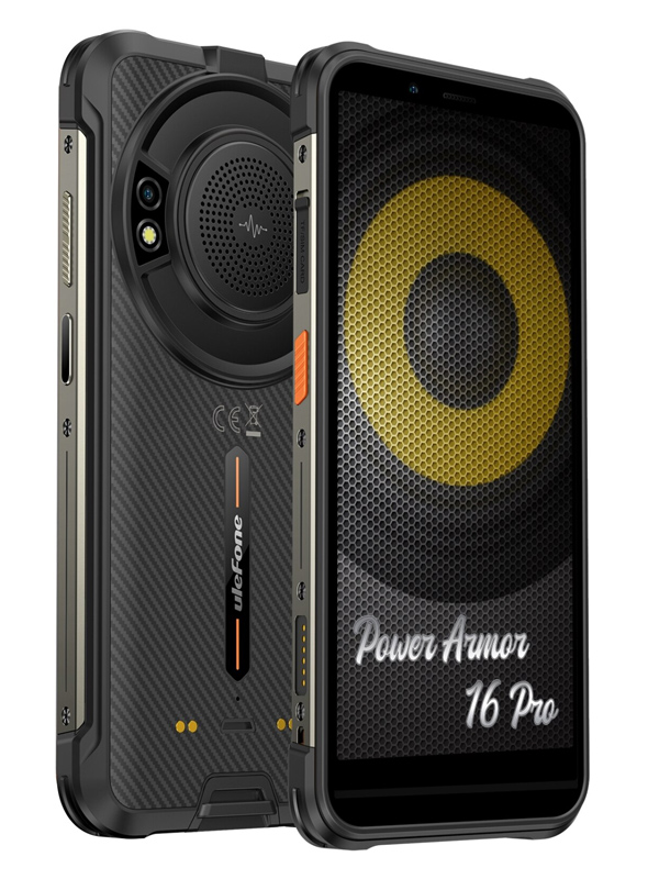 ULEFONE smartphone Armor 16 Pro, ηχείο 3.5W 5.93″, 4/64GB 9600mAh, μαύρο