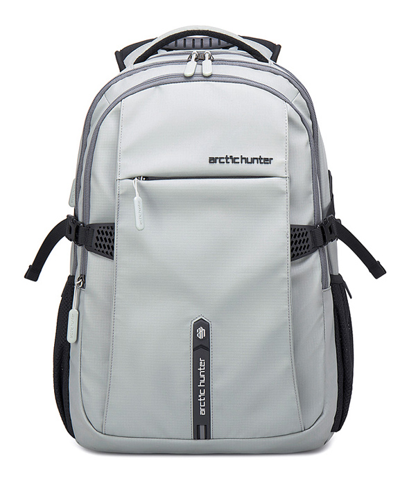 ARCTIC HUNTER τσάντα πλάτης B00388 με θήκη laptop 15.6″, USB, 27L, γκρι