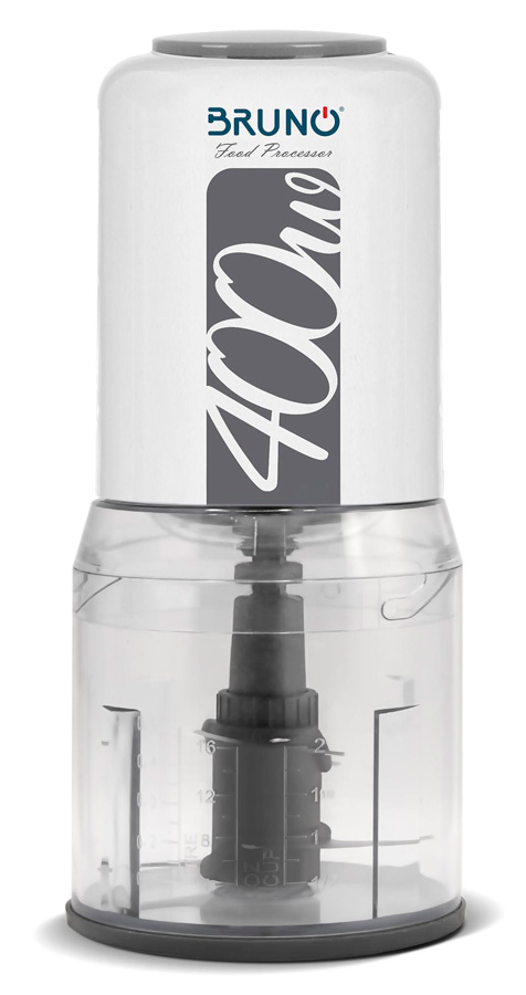 BRUNO πολυκόπτης BRN-0088, 2 ταχύτητες, 400W, 500ml, 4 λεπίδες, λευκός