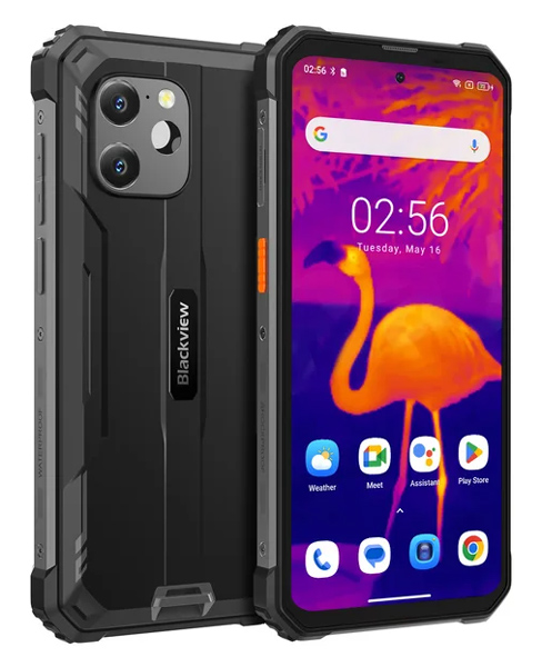BLACKVIEW smartphone BV8900, θερμική κάμερα, 8/256GB, IP68/IP69K, μαύρο