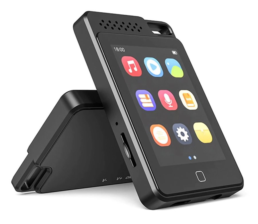 RUIZU MP3 player C1 με οθόνη αφής 2.4″, 32GB, ελληνικό μενού, μαύρο