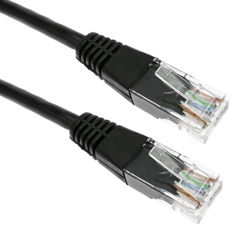 POWERTECH καλώδιο δικτύου CAB-N009, Cat 5e U/UTP, CCA 26AWG, 30m, μαύρο