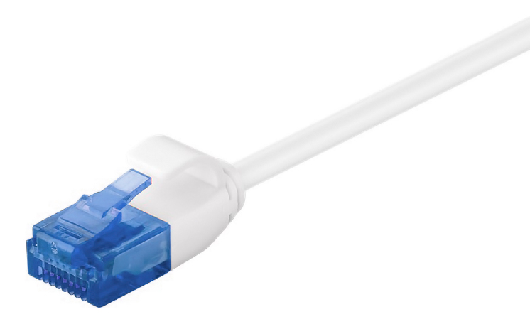 POWERTECH καλώδιο δικτύου CAB-N318, Cat 6 U/UTP, slim, copper, 1m, λευκό