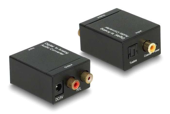 Μετατροπέας ήχου CAB-R019 ψηφιακό σε αναλογικό, Coaxial/Toslink σε 2xRCA