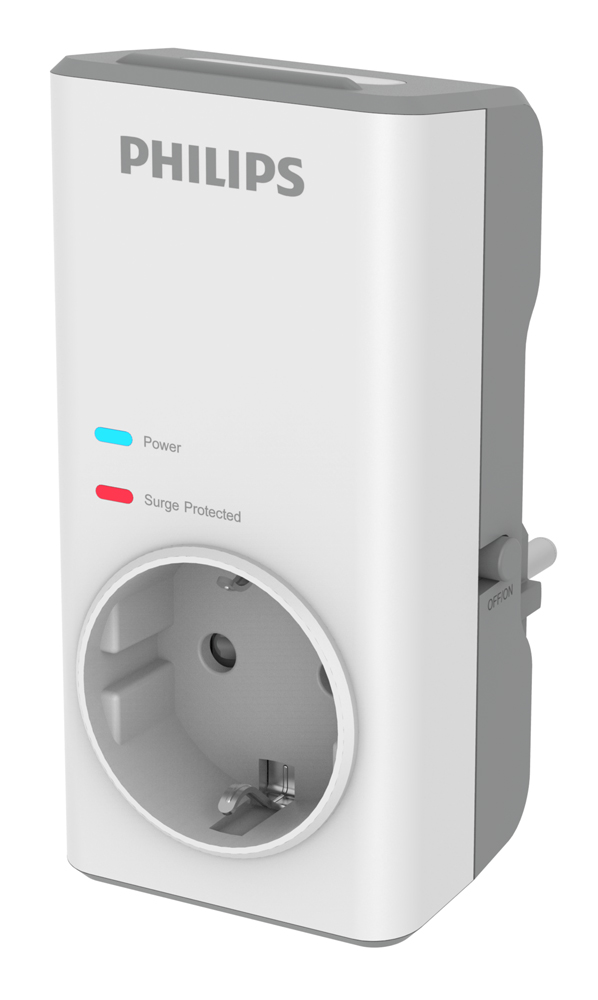 PHILIPS αντάπτορας ρεύματος CHP7012W/10 φως νυκτός, 1 θέση 1140J, λευκός