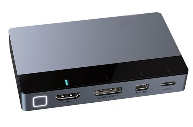 CABLETIME switch multi-port σε HDMI CT-PS41-GB1, 4 σε 1, 4K/60Hz, γκρι