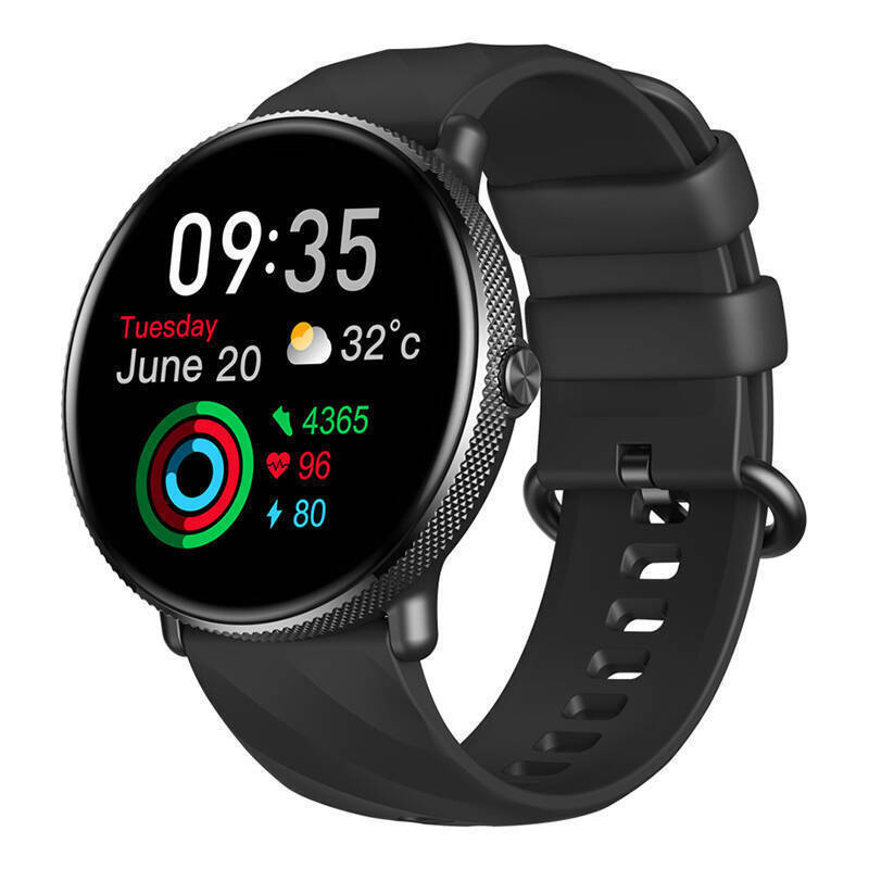 ZEBLAZE smartwatch GTR 3 Pro, heart rate, 1.43″ AMOLED, IP68, μαύρο