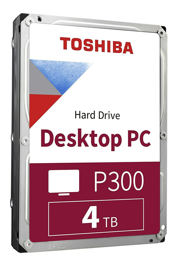 TOSHIBA Σκληρός Δίσκος P300 HDWD240, 4TB, 3.5″, 128MB, 5400RPM, SATA III