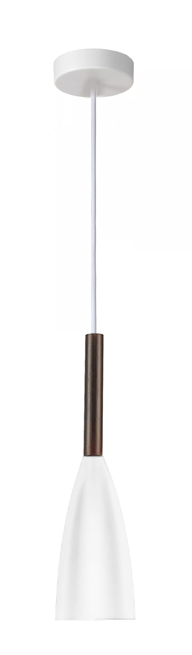 POWERTECH φωτιστικό οροφής HLL-0064, E27, Φ10, μεταλλικό, λευκό