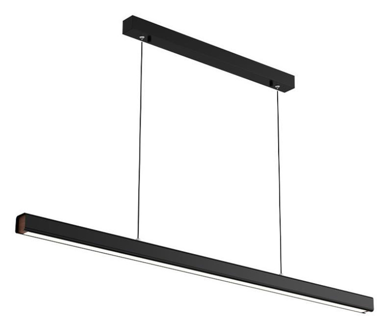 POWERTECH LED φωτιστικό οροφής HLL-0106, 24W, 4000K, 120x120cm, μαύρο