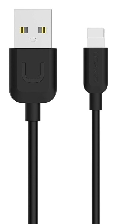 USAMS καλώδιο Lightning σε USB US-SJ097, 10.5W, 1m, μαύρο