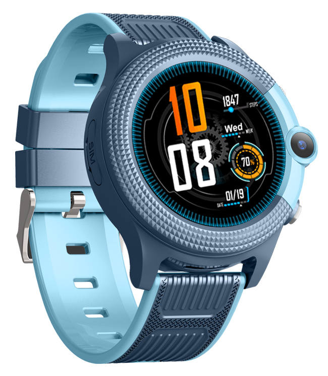 INTIME GPS smartwatch για παιδιά IT-052, 1.28″, camera, 4G, IPX7, μπλε