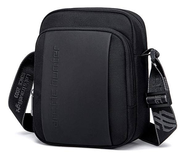 ARCTIC HUNTER τσάντα ώμου K00542, με θήκη tablet 9.7″, 4L, μαύρη