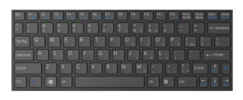 Πληκτρολόγιο για Sony VAIO SVE Series, μαύρο