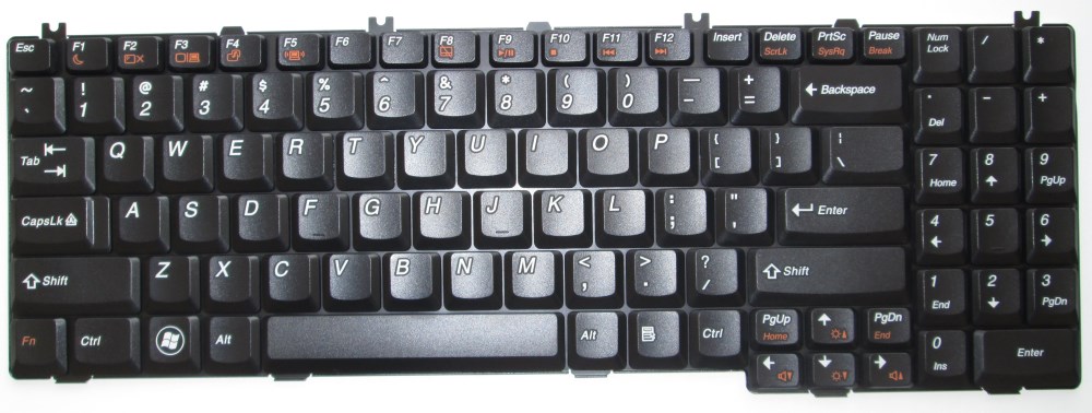 Πληκτρολόγιο για Lenovo G550/G555/B550/B560/V560, μαύρο