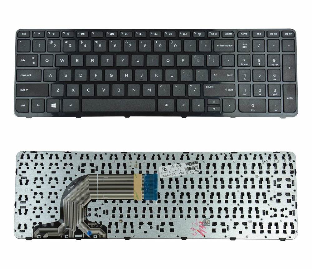 Πληκτρολόγιο για HP Pavilion 15 series, 250, 255, 256, no frame, μαύρο