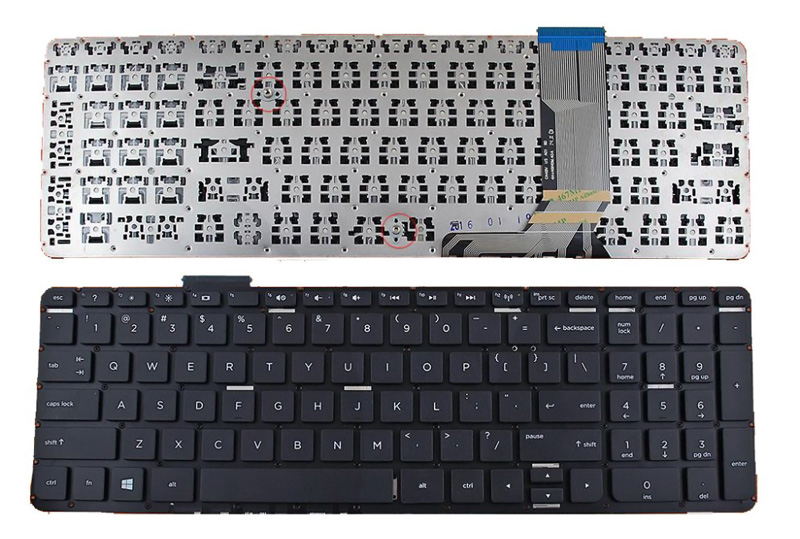 Πληκτρολόγιο για HP Envy 17-J000, no frame, μαύρο