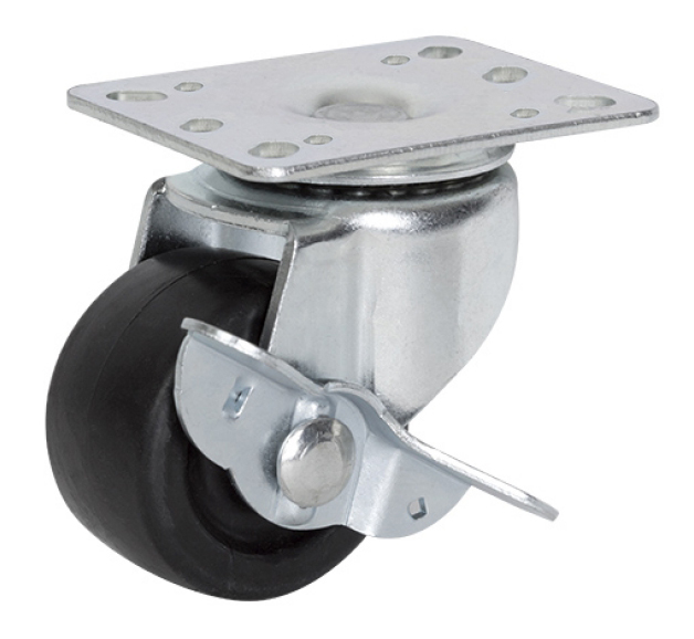 POWERTECH ρόδα για rack NETW-0014, περιστρεφόμενη, με φρένο, 100kg max