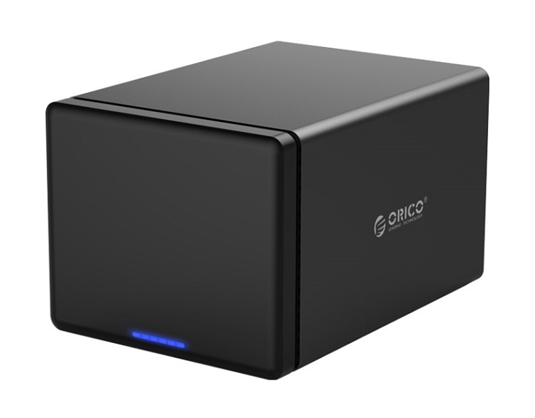 ORICO NAS για 5x 3.5″ HDD NS500RU3 USB 3.0, 5Gbps, έως 80TB, μαύρη