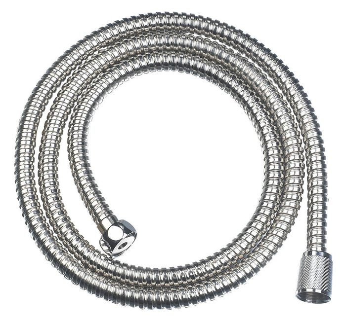 BRUNO σπιράλ ντους P2565-SPIRAL, ανοξείδωτο ατσάλι, 1.5m, ασημί