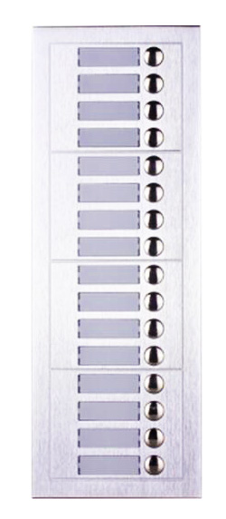 PAILI Επέκταση θυροτηλεόρασης PL619-16E 16 κουδουνιών, εντοιχιζόμενη