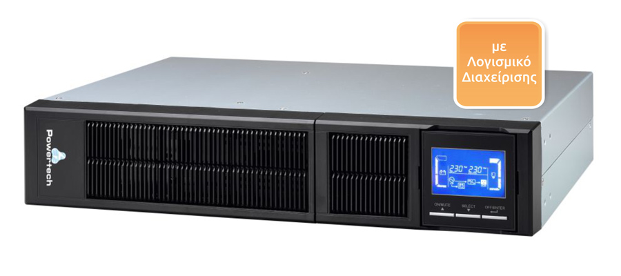 POWERTECH UPS ON Line PT-WP3000OL, 3000VA, 2700W, Rack