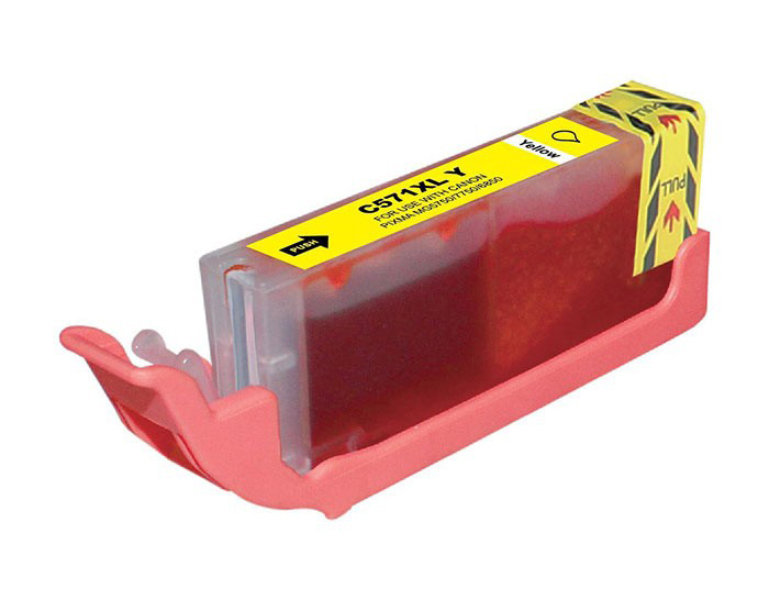 Συμβατό Inkjet για CANON, 571 XL, 12.2ml, κίτρινο