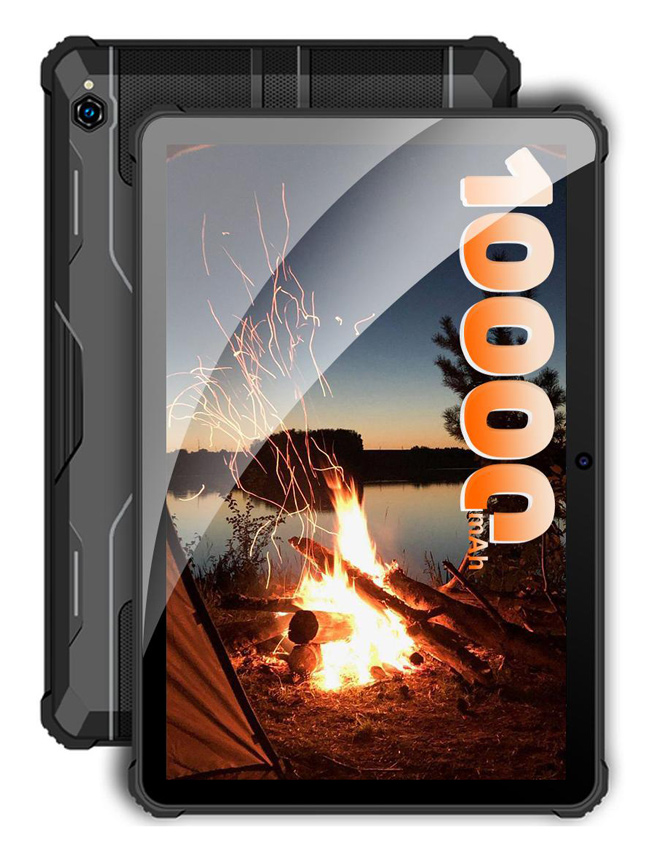 OUKITEL tablet RT5, 10.1″, 8/256GB, 4G, 11000mAh, IP68/IP69K, μαύρο