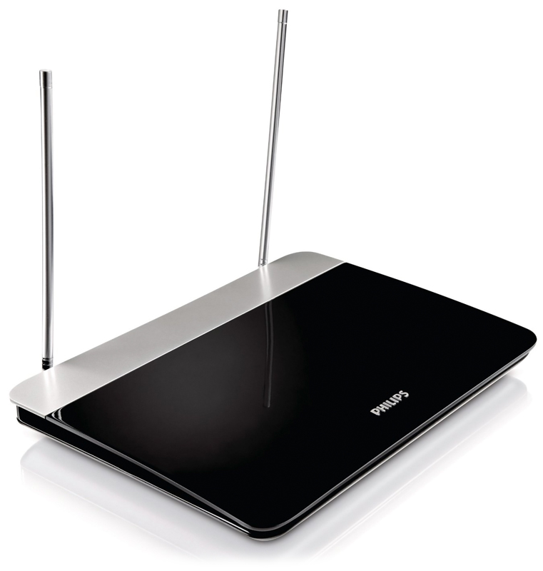 PHILIPS ψηφιακή κεραία τηλεόρασης SDV6227/12, HDTV DVB-T/T2, 47dB, 4K