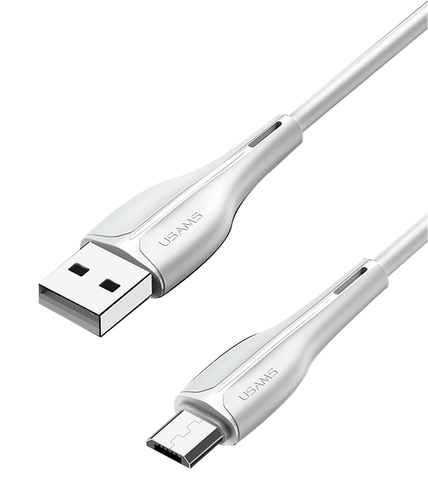 USAMS καλώδιο Micro USB σε USB US-SJ373, 10W, 1m, λευκό
