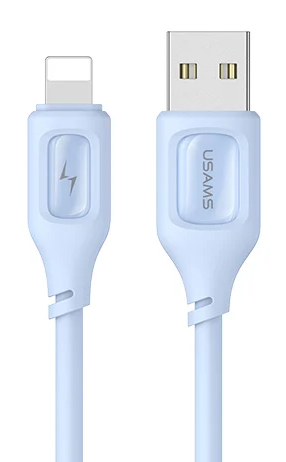 USAMS καλώδιο Lightning σε USB US-SJ618, 12W, 1m, μπλε