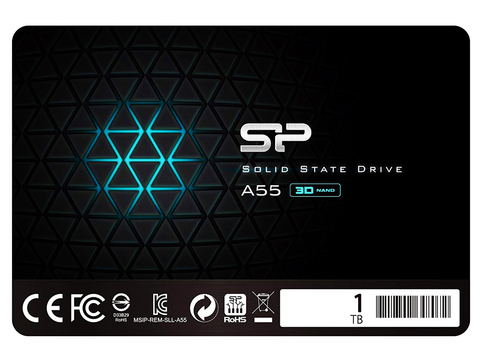 SILICON POWER SSD A55 1TB, 2.5″, SATA III, 560-530MB/s 7mm, TLC