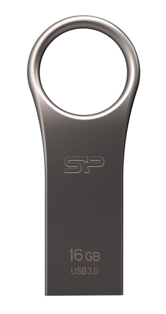 SILICON POWER USB Flash Drive Jewel 80, 16GB, USB 3.2, Titanium