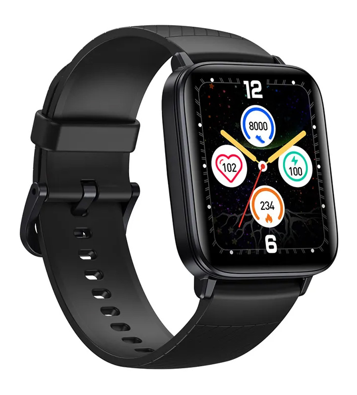 ZEBLAZE smartwatch Swim, 1.69″, GPS, heart rate, 5 ATM, μαύρο