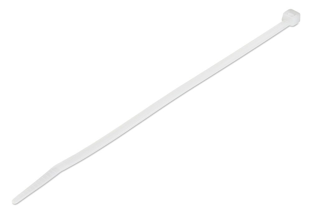 POWERTECH δεματικά καλωδίων TIES-061, 400×7.5mm, λευκά, 100τμχ