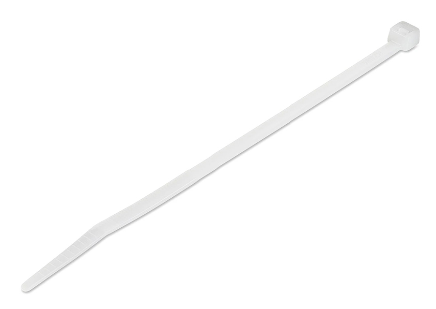 POWERTECH δεματικά καλωδίων TIES-063, 300×7.5mm, λευκά, 100τμχ