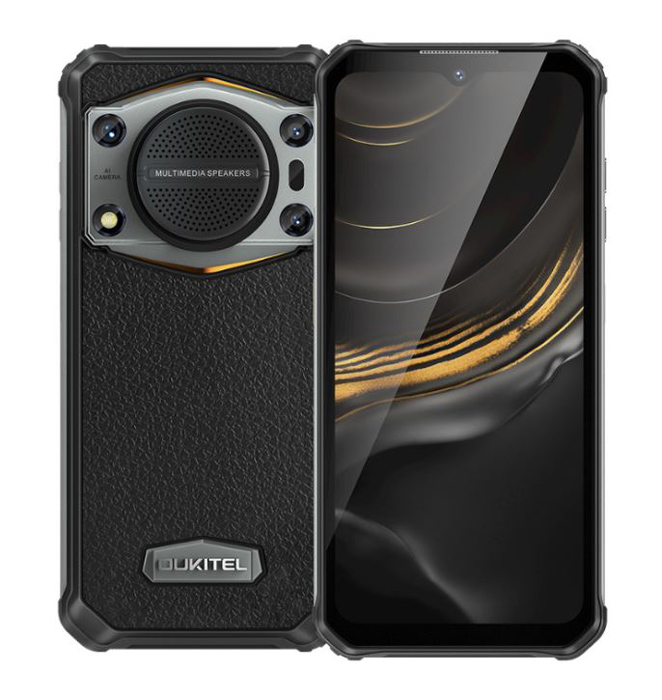 OUKITEL smartphone WP22, ηχείο 4W, 6.58″, 8/256GB, 10000mAh, μαύρο