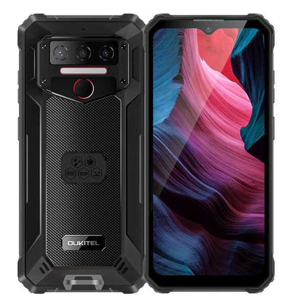OUKITEL smartphone WP23 Pro, 6.52″, 8/128GB, IP68/IP69K, 10600mAh, μαύρο